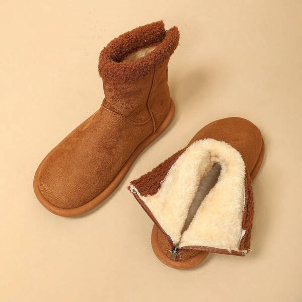 Botas de nieve Merrell para mujer con forro de peluche corto - Antideslizante, ideal para botas de invierno para mujer al aire libre