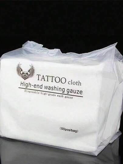 专业纹身擦拭纸：水疗品质，卫生，柔软，可有效去除墨水和化妆品 - 适合沙龙和家庭使用（1/3 袋）