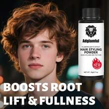 20g Adglamful Hair Volumizing Powder, 2-In-1 Oil Control & Volumizing, Natural Non-Whitening, Enhances Fullness, 24-Hour Long-Lasting Styling