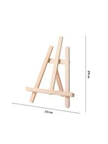 1 Caballete de escritorio de madera, que mide 28 centímetros de tamaño, está diseñado especialmente para exhibir fotos y obras de arte. Es adecuado para que los artistas y adultos pinten y sirve como soporte para tabletas y teléfonos