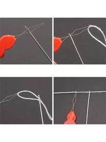 2/5/10pcs Plastic Needle Threader, Hand Sewing Needle Tool, Suitable For Sewing, Knitting, Quilting, DIY Arts, Random Color