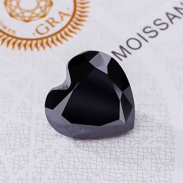 1 szt. Modny, oryginalny moissanit w kształcie serca, luźny diament, prosto z fabryki do oprawy biżuterii