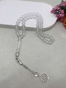 1条45颗10毫米穆斯林念珠手链，伊斯兰念珠，适合宰牲节的礼物 - 彩色 - 查看 3