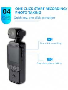 1080P Full HD Mini Action Camera, Supports WiFi & App Control, With 1000mAh Rechargeable Battery, 16X Digital Zoom And Auto Focus - Lightweight Clip-On Camera With Mounting Accessories, Suitable For Cycling, Vlogging, Sports, Travel - USB Charging, SD Card Storage, An Ideal Gift For Adventurers (1000 MAh)