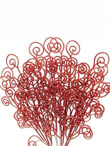 10 pezzi di foglie di caramelle rosse e lucide, accessori per decorazione dell'albero di Natale, elementi di allestimento per feste, accessori per servizi fotografici, decorazioni natalizie per la casa