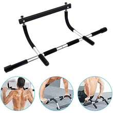 Pull Up Bar For Doorway  Thickened Steel Max Limit 440 Lbs Upper Body Fitness Workout Bar - Black - View 2