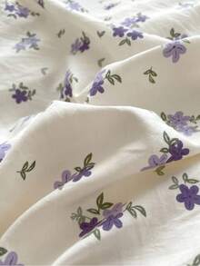Brushed Microfiber White Boho Pattern Printed Bedding Duvet Cover Set, Includes Duvet Cover + Pillowcase, Dorm Bedding Back To School Bedding - White - View 8