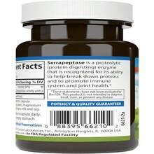 Carlson - Serrapeptase, 120000 SPUs - Delayed Release, Immune Support, Joint Function &Amp; Optimal Wellness, 30 Vegetarian Capsules - Trắng - Xem 3