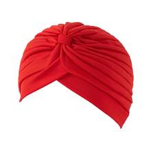 1pc Unisex Turban Headband With Twisted Knot & Pleated Design, Breathable & Lightweight, Classic Solid Color Headwrap, Versatile For Outdoor, Yoga, Sports, Casual Wear