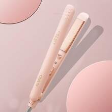 CRASTS Professional Pink& White Color,Hair Straightener,Flat Iron,Hair Iron,Heatting Fast,LCD Dispaly,Quick Temperature Adjustment,Titanium Hard Plate,Home&Salon Use,Hair Care Gift,HS-043