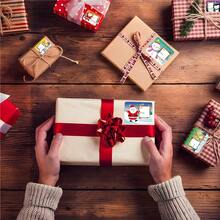 1/2pcs Christmas Gift Tags Stickers, Christmas Labels With Santa Claus, Snowman, Reindeer Decorations, 60pcs/Roll, For Christmas Gift Wrapping, Suitable For New Year, Easter, Valentine's Day, Birthday Gifts, Christmas Presents Christmas Christmas Decorations Christmas Pajamas Christmas Gifts Christmas Decor - Multicolor - View 2