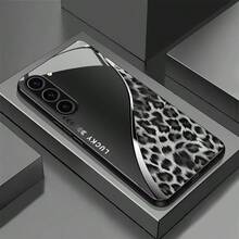 Compatible With Samsung Galaxy S25, S24, S23, S22, S21, S20 FE And Other A Series Models, The New Fashionable Leopard Print Glass Pattern Mobile Phone Case, Compatible Withi Phone17/IPhone17Pro/IPhone17Pro Max 16 15 14 13 12 11 Pro Max And Other Models - 混合顏色 3 - 查看 1