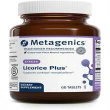 Metagenics Licorice Plus - Cortisol Supplement* - With Ashwagandha, Licorice Root Extract &Amp; Chinese Yam - Herbal Supplement For Stress Support* - Non-GMO - Vegetarian - Gluten-Free - 60 Tablets - 白色的 - 查看 1