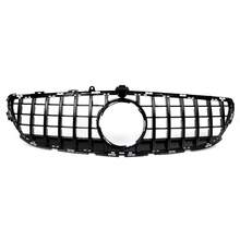 Frontstoßstangen-Mittelgrill, Auto-Fronthaubengrill-Gitter ersetzen Kompatibel für CLS-Klasse W218 C218 X218 2015-2018 - Schwarz - Übersicht 2