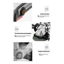 Esmeriladora Angular Pulidora Electrica 5in Con 2 Batería - Gris - Ver 7