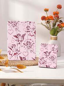 Funda protectora de iPad Cupido, compatible con iPad 9.7/10.2/10.5/10.9/12.9/Pro 11, 10.a generación, compatible con Samsung Galaxy Tab S6 Lite 10.4 pulgadas, compatible con Kindle Paperwhite 12.a generación 2024, Kindle (11.a generación) versión 2022, Kobo Clara Color, protección contra caídas suaves, soporte inteligente/activación/suspensión automática