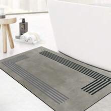 WYPRODUKOWANO W TURCJI Perłowy, cyfrowy, antypoślizgowy dywan turecki z nadrukiem – AL4010, miękki w dotyku, zmywalny, z antypoślizgowym filcowym spodem – nowoczesna, dekoracyjna mata podłogowa, odpowiednia do salonu, sypialni, łazienki, przedpokoju lub przedpokoju – dostępna w 5 rozmiarach (40*60, 50*120, 50*160, 50*80, 60*100 cm). Szybkoschnący, bardzo chłonny, miękki i wygodny. Nadaje się do użytku wewnątrz i na zewnątrz. - Niebieski - Zobacz 2