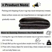 1pc Minimalist Style Bedroom Decor Carpet, Bathroom Anti-Slip Rectangular Rug, High GSM Plush Crystal Velvet Carpet Mat, Soft & Washable Entryway Doormat, 50x80cm