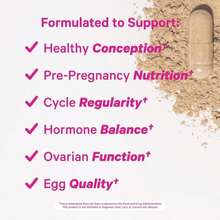 Pink Stork Fertility Supplements For Women – Preconception Vitamins With Inositol, Vitex &Amp; Ashwagandha – Women's Fertility Supplement For Conception &Amp; Hormone Balance – 60 Vegetarian Capsules - Tên hương vị B - Xem 2