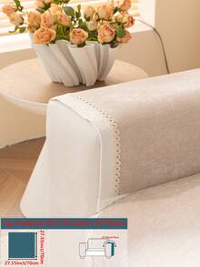 1件装奢华简约沙发垫套,时尚包边沙发座垫,四季皆宜,防滑、防尘、防刮,保护沙发,装饰客厅、卧室、书房、办公室,适用于1-4人沙发、L型沙发,波西米亚风格 - 卡其色 - 查看 20
