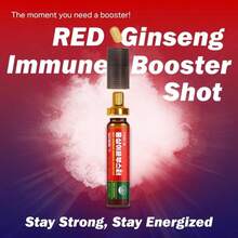JUNGWONSAM Korean Red Ginseng Immune Drink Booster - 7 Serving Vials With 12 Multivitamins, Including Zinc, Vitamin C, Iron, Niacin &Amp; 20g Ginseng Extract - Flavor NameC - 查看 6