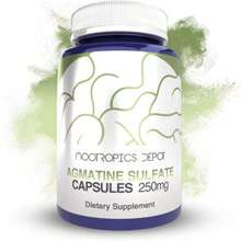 Nootropics Depot Agmatine Sulfate Capsules | 250mg | 240 Count | Energy Supplement | Amino Acid Derivative | Supports Physical Strength And Workout Recovery | Nitric Oxide Booster - Tên hương vịA - Xem 1