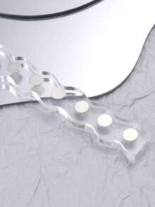 Supporto per unghie in acrilico, supporto espositore per punte delle unghie, supporto per esercitarsi sulle unghie, supporti per esercitarsi sulla pittura delle unghie, supporti per manicure fai-da-te, salone per unghie - Trasparente - Visualizzare 2