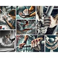 Mx Chalk, Cubeta Magnesia en Polvo, 1 Kg, Carbonato de Magnesia, Gimnasia, Calistenia, Halterofilia, Escalada,, Color Blanco - 1 - Ver 3