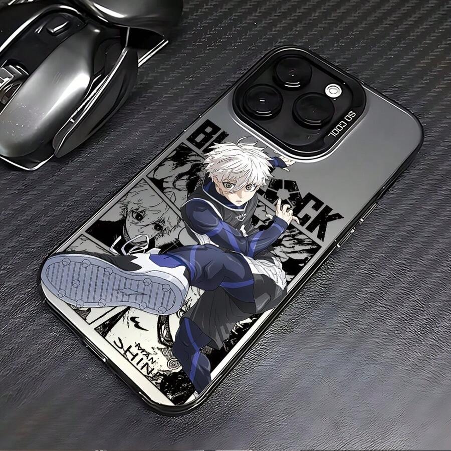Cartoon Anime Prison Nagis Seishiro'S Phone Case Is Compatible With For Iphone 16, 15, 14, 13, 12, 11 Pro Max, X, XR, XS Max, 8, 7 Plus, Featuring A Shockproof Matte Back Cover. . Christmas Accessories. The Perfect Gift For Halloween, Christmas, And Thanksgiving, Suitable For Boyfriends And Girlfriends, Holiday Gifts - 1 - 查看 1