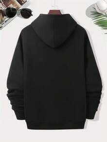 484 g/m² Sudadera niño Capucha para Hombre de Mezcla de Poliéster y Algodón al. 50%, Cómodo y Cálido, Sudadera informal para Hombre, Impresión de Camino Sonriendo Diversión - Mezcla de algodón, Cordón, Sudadera de Manga. Largo, Adecuado para Principios de primavera, Otoño y Invierno, Cómodo/Cálido, Impresión de Alto Calidad, Usado en Capas. o. Lanzamiento informal y Versátil Múltiple Tamaños Disponible: S-XXXL - Negro - Ver 4