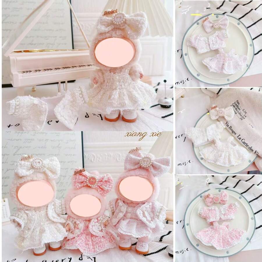 (Clothing Only) New Labobo 1st/2nd/3rd Generation Clothing Accessories, Sitting Party Doll Dress, Suspender Dress Replacement For Labubu - Multicolor - View 1