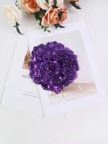 1 miếng vải thêu thủ công nhiều màu 6 lớp pha lê nổi 3D đính hạt, thích hợp làm phụ kiện quần áo, trang phục tự làm, trang trí váy cưới - Nhiều màu - Xem 12