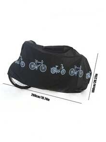 1 Stück Grundlegende/Leichte tragbare Staubabdeckung für Elektrofahrrad/Motorrad, wasserdichte Outdoor-Sonnenschutzabdeckung für Fahrrad/Roller, geeignet für alle Jahreszeiten