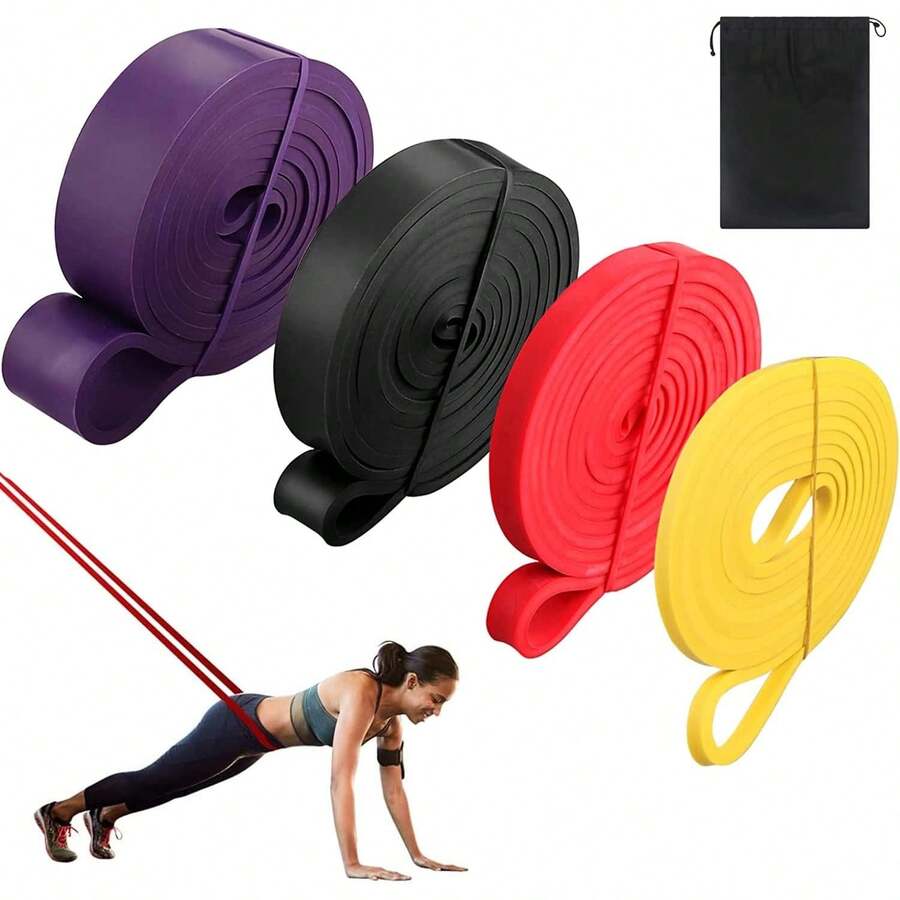 Bandas de Resistencia - Bandas elásticas, Loop Bands, Bandas de Ejercicio, Correas de Asistencia para Pull ups, Bandas Elásticas para Ejercicio en Casa o Gimnasio - 1 - Ver 1