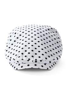 1 pieza Gorra de béisbol a lunares retro, Gorra Snapback de moda, Adecuada para hombres y mujeres, Uso diario y al aire libre