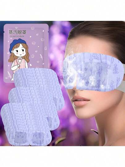 50/30/20/10pcs Lavender Steam Eye Mask, Relieve Eye Fatigue, Improve Sleep Quality, Self-Heating Sleep Eye Mask, Eye Care, Disposable Warm Compress Eye Mask, Soothe Eye Area, Eliminate Dark Circles, Constant Temperature Control, Extra Long Heating Time, Suitable For Sleep, Office Workers, Night Owls And Students To Relieve Eye Fatigue, Travel Essential, Holiday Gift Choice,School,Back To School,Travel,Travel Essentials,Home Essentials,Eye Mask,Sleep Mask