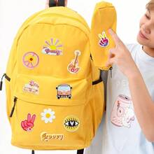 22Pcs Summer Iron On Patches Vintage Embroidered Patches Cute Hawaiian Applique Patches Clothing Backpacks Jeans Hats