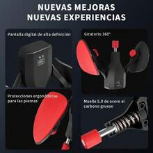 Entrenador de Cadera Kegel con Contador, Resistencia Regulable, Ejercitador de Músculos de Suelo Pélvico y de la Parte Interna del Muslo, para Levantamiento de Rehabilitación Posparto, Moldear - 1 - Ver 5