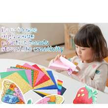 لعب حرفية من رقائق الألومنيوم DIY، ملصقات ملونة مصنوعة يدويًا، ملصقات كرتونية للحيوانات والفواكه والآيس كريم والحيوانات البحرية، مناسبة للخريف/الشتاء، عيد الميلاد، هالوين، المناسبات. تشجيع الأطفال على الإبداع بأنفسهم، ألعاب البنات، مفاجأة المناسبات. ملصقات رائعة لتزيين قصة الشتاء الخيالية مع طفلك الصغير. - متعدد الألوان - مشاهدة 13