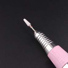 1 pezzo Testina di ricambio per trapano per manicure, a forma di fungo in ceramica, per rimuovere lo smalto