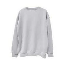 Women's Hold On I'm Overstimulated Printed Christmas Casual Sweatshirt, Long-Sleeved Pullover, Comfortable Fit, Round Neck Design, Breathable Fabric, Casual And Fashionable Top,Suitable For Family Gatherings And Trave - 灰色 - 查看 2