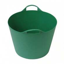 Flexible Plastic Tub With Handle For Construction, Storage, And Home Use - UK - Red - View 2