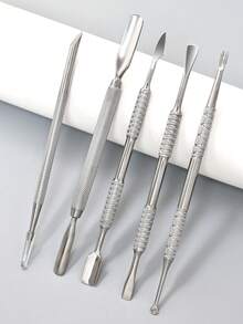 High Quality Cuticle Pusher, Double-Ended Slanted Cuticle Nipper, Nail Care Tool For Manicure, Essential For Nail Technicians - Multicolor - View 9