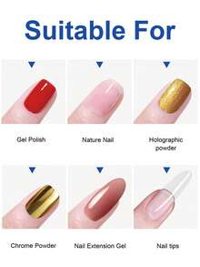 TWOING 2 瓶 15ml 玻璃面漆持久透明面漆 LED UV 强化指甲高光泽面漆凝胶指甲油防刮、晶莹剔透、专业美甲密封剂，适用于沙龙和 DIY 美甲 - 無色 - 查看 11