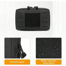 CamGo Tactical Molle Admin Pouch Military EDC Utility Bag Horizontal Modular Pouches With Removable Inner Accessory Pockets