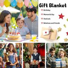 1pc Comes With A Game Console Controller Pattern Design And A Flannel Blanket That Can Glow At Night. It Is Made Of High-Quality Flannel Fabric, Soft And Skin Friendly, More Suitable For Teenagers To Use, Warm And Comfortable, Suitable For Sofas, Bedrooms And Travel, And Is An Excellent Gift For Friends And Classmates, - Black - View 7