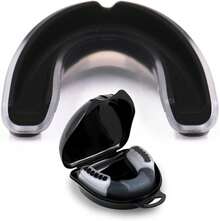 IRUEJFSR Protector Bucal Box con canal de flujo de aire, bucal futbol americano, protector bucal de boxeo profesional, apto para, Jiu-Jitsu brasileño, hockey, boxeo, lucha libre, fútbol americano - 1 - Ver 5