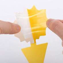 Random Shapes Landisun Fruit Fly Traps 50PCS Fungus Gnat-Traps For Indoor-Outdoor Yellow Fruit-Fly Sticky-Trap Plants Flying Bug Insects Traps