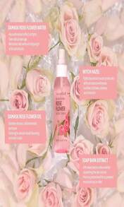 NATURE WELL Rose Water Hydrating Facial Toner Mist For Dewy &Amp; Radiant Skin, Refreshing, Conditioning, Soothing, Moisturizing, Perfect For Travel, 4 Fl Oz - trắng - Xem 3