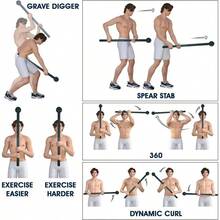 Campana de acero para entrenamiento de fuerza, hombro, empuaduras y antebrazos, color negro, maqueta de 5, 15, 20 libras - 7 libras - Ver 8